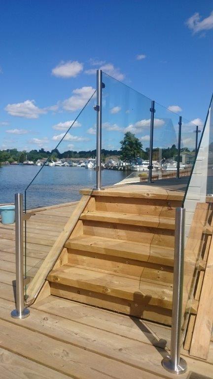 Glass Balustrade Supplied Devon and Cornwall